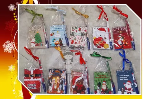 Bloquinhos de Natal Kit 150 Unidades
