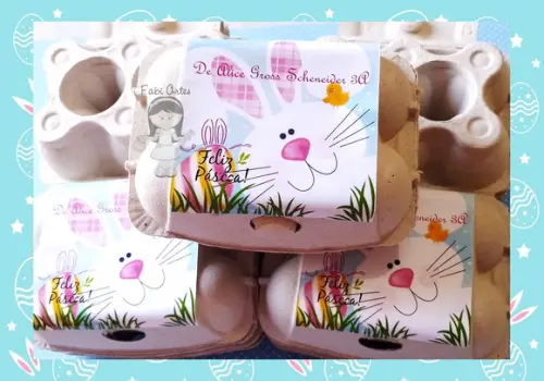 Caixinhas de Ovos Páscoa