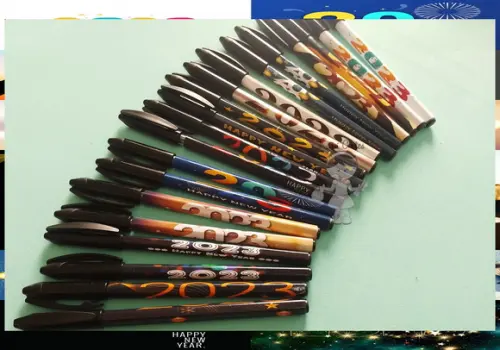 Canetas Personalizadas de Ano Novo