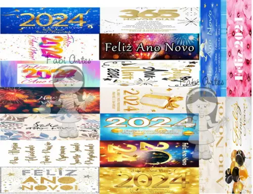 Canetas Personalizadas de Ano Novo