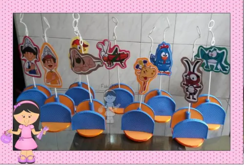 Centro de Mesa Galinha Pintadinha