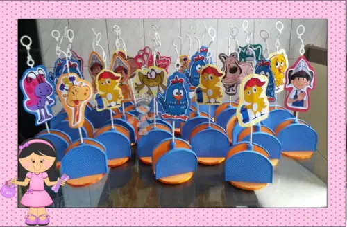Centro de Mesa Galinha Pintadinha