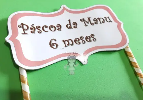 Coelho Páscoa Topo de Bolo