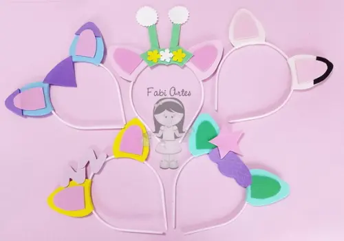 Kit 30 Tiaras da Gabby 25da Gabby Glitter e 5 Lisa Gatuno