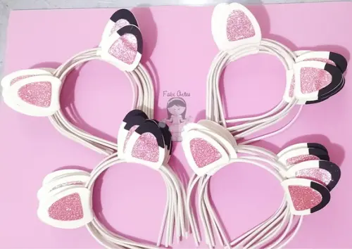Kit 45 Tiaras da Gabby a Casa Mágica da Gabby com Glitter