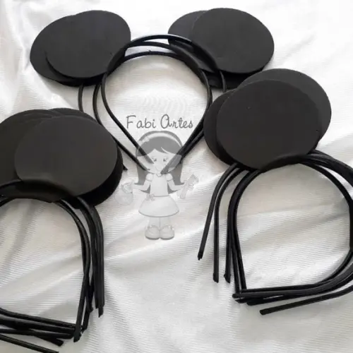 Kit 8 Tiaras Mickey e 8 Tiaras Minnie