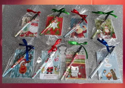 Kit Natal Bloquinho e Caneta