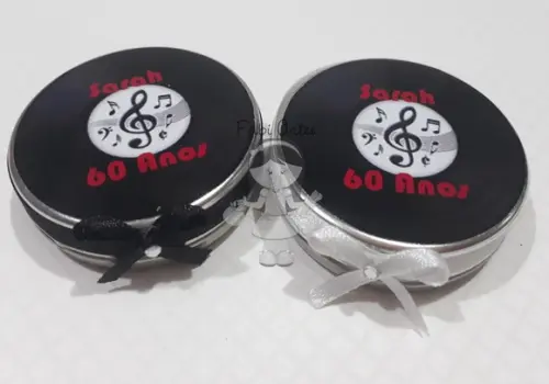 Latinha Anos 60 Kit 50 Unid Pedrinha de Strass ou Peróla
