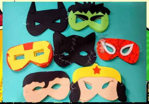 Máscaras Super Heróis Kit 20 Unidades Pronta Entrega