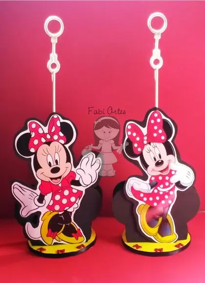 Minnie Centro de Mesa 6 Unid