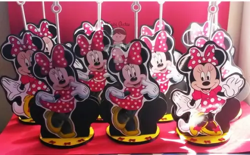 Minnie Centro de Mesa 6 Unid