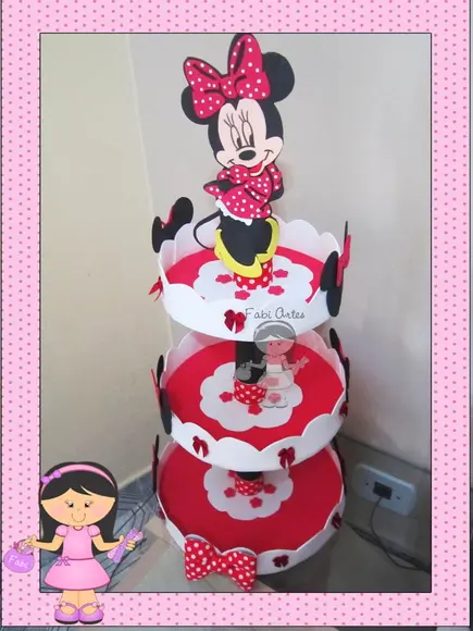 Porta Doces Minnie Mickey