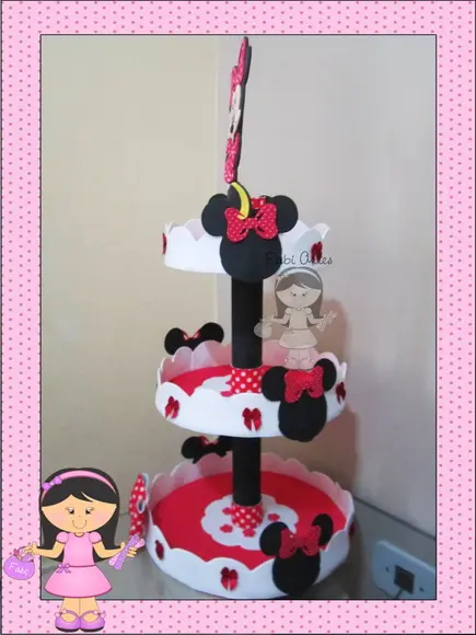 Porta Doces Minnie Mickey