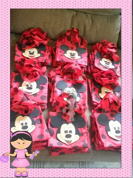 Sacolinha Mickey e Minnie