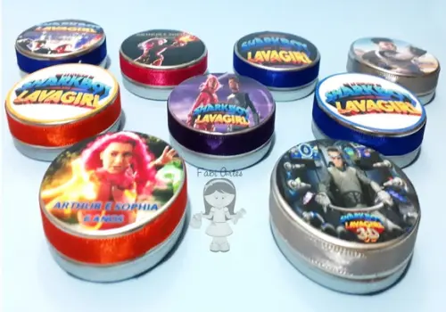 Sharkboy Lavagirl Latinhas Personalizadas
