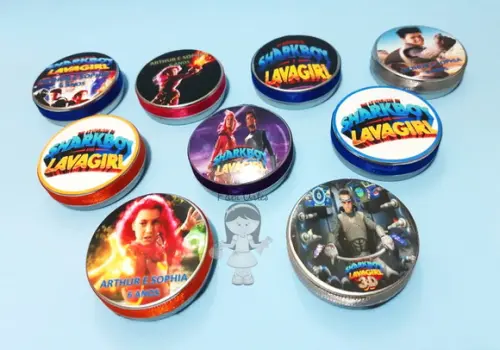 Sharkboy Lavagirl Latinhas Personalizadas