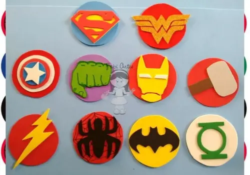 Símbolos Super Heróis 30cm