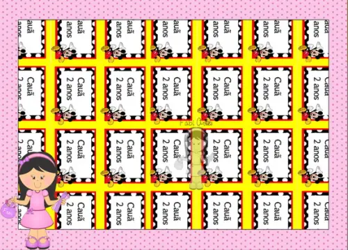 Tags Personalizadas Vários Temas Kit 30