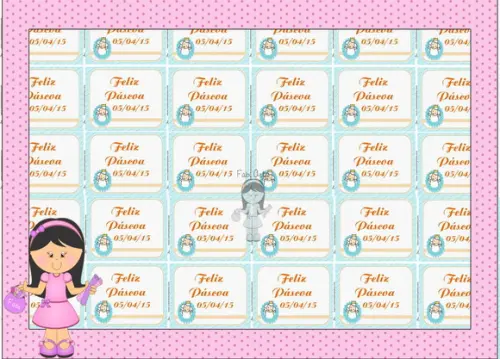 Tags Personalizadas Vários Temas Kit 30