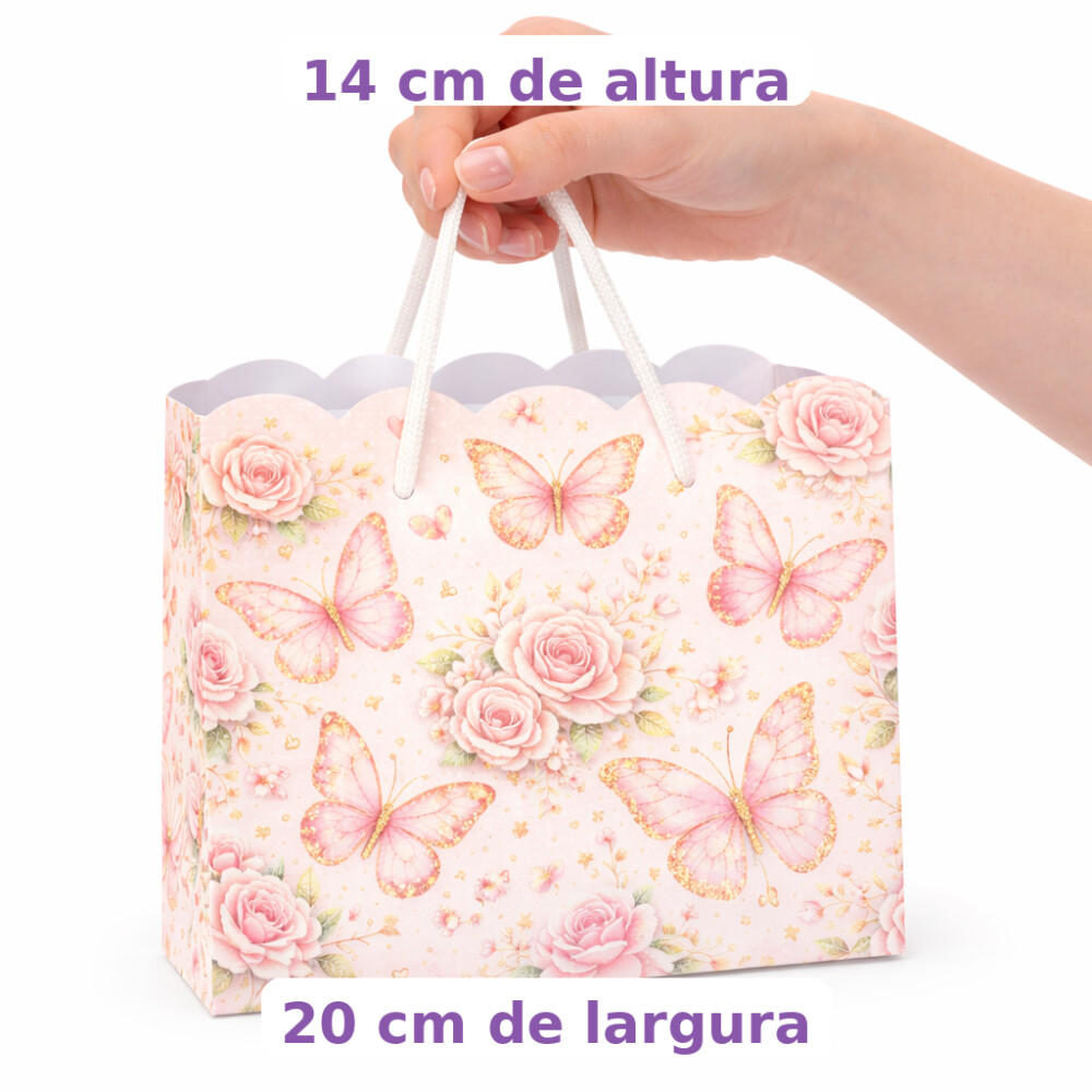 Sacola Personalizada Jardim Encantado Lembrancinhas Festa Infanti