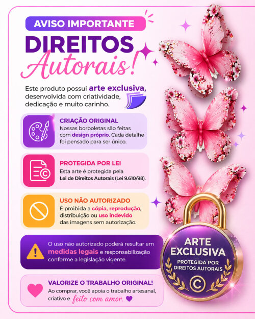 40 Borboletas 3D Jardim Encantado 3x3 Aplique Decoração Festa I