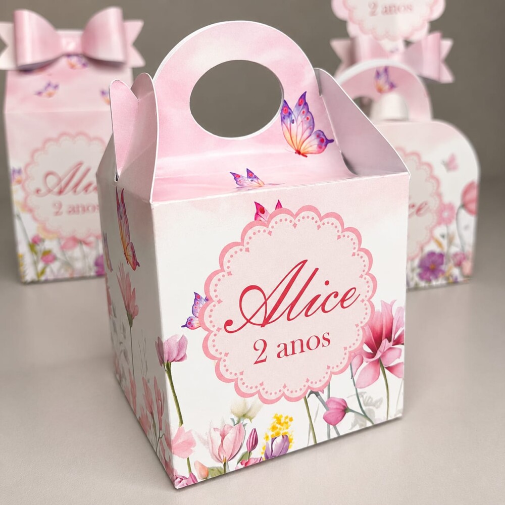 kite 20 caixinhas personalizadas Pegue e Monte - jardim das borbo