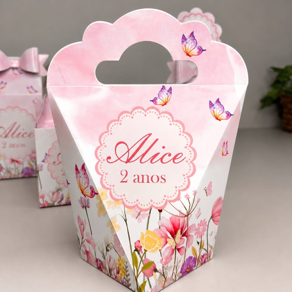 kite 20 caixinhas personalizadas Pegue e Monte - jardim das borbo