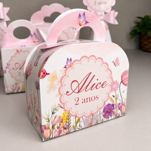 kite 20 caixinhas personalizadas Pegue e Monte - jardim das borbo