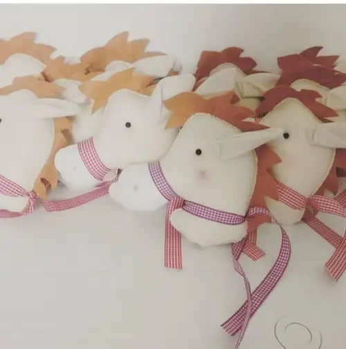 Cabeça de Cavalo de Feltro - Kit com 10 Peças