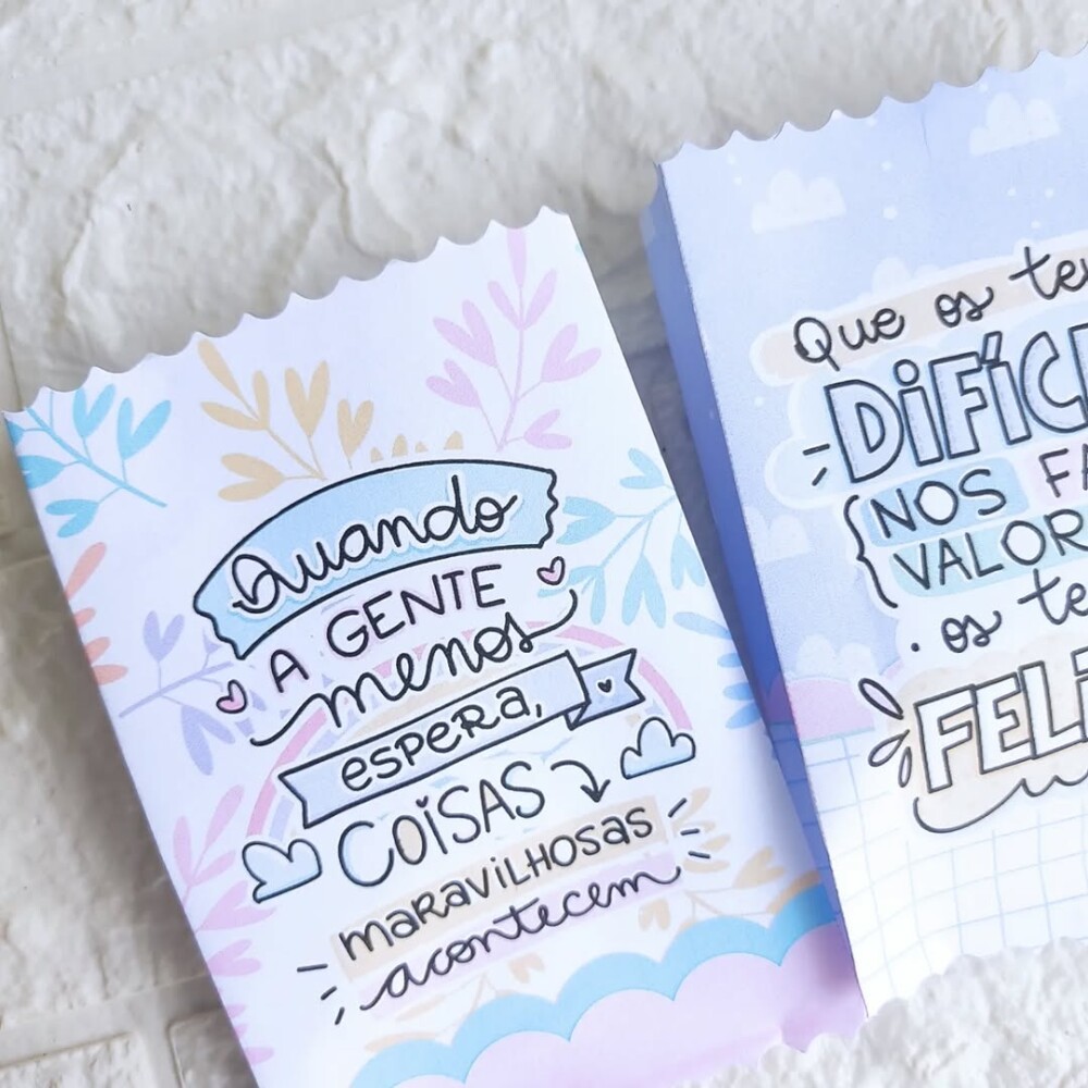 Saquinho de papel Personalizado - Embalagem Personalizada