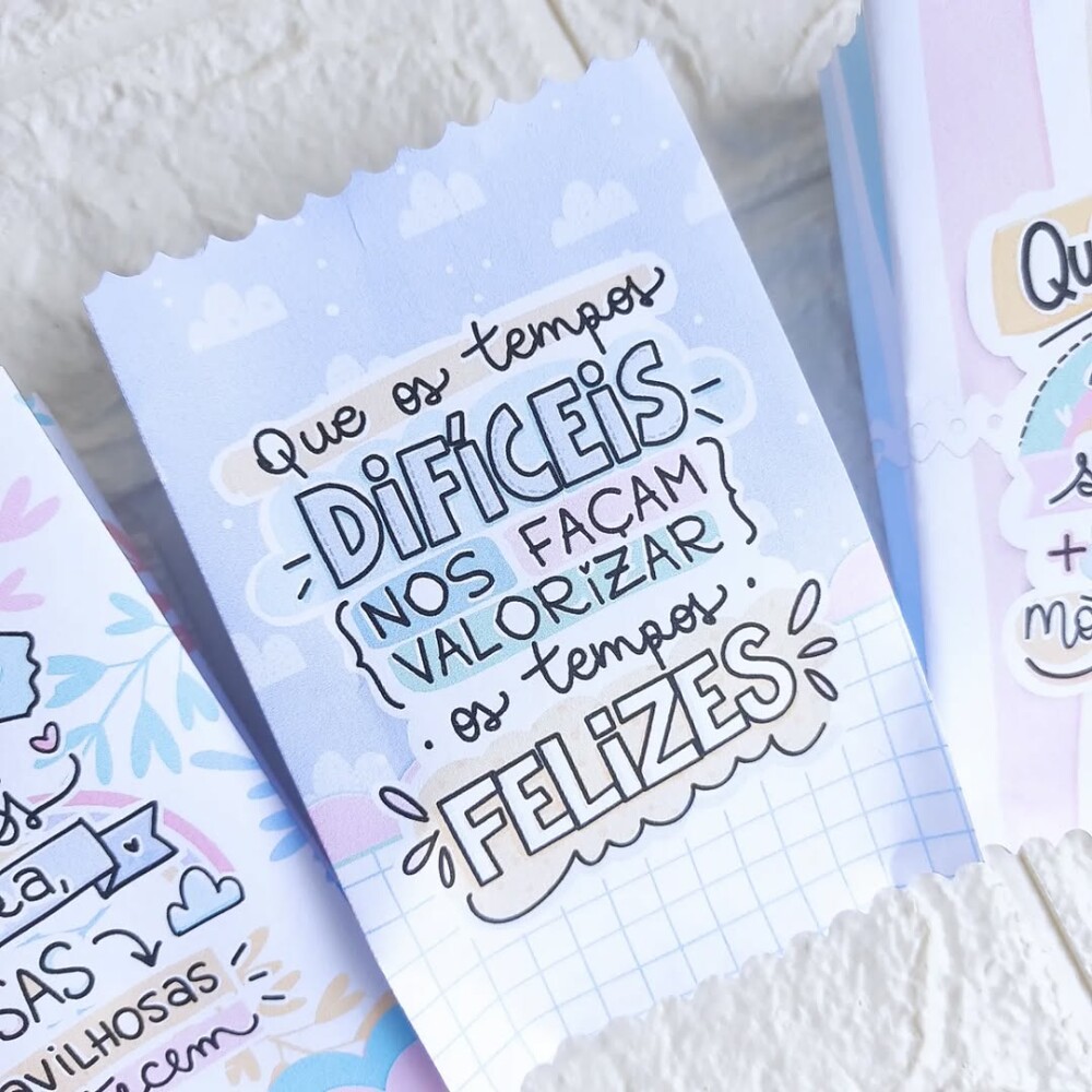 Saquinho de papel Personalizado - Embalagem Personalizada