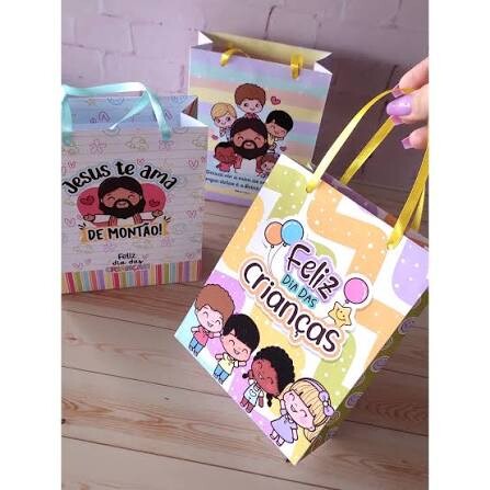 Sacola Personalizada Dia das crianças