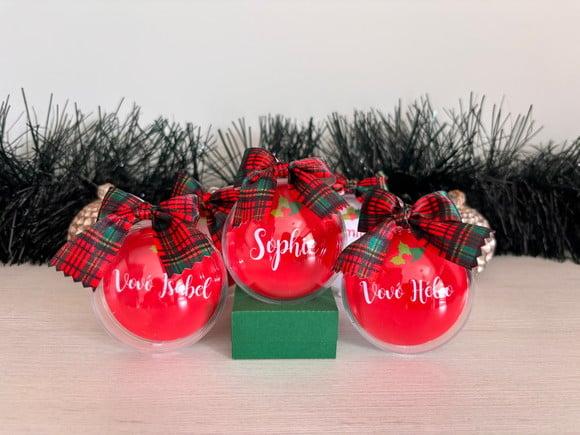 Bolas de Natal Personalizadas