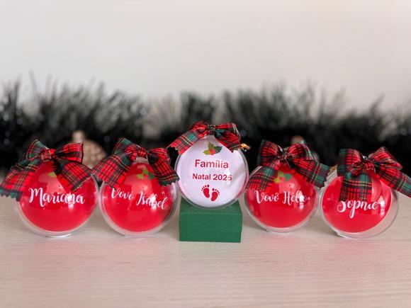 Bolas de Natal Personalizadas