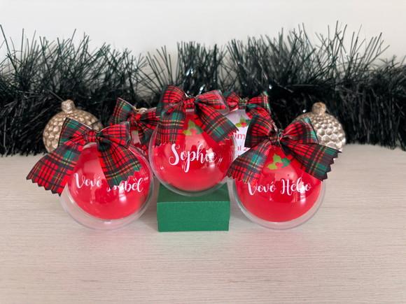 Bolas de Natal Personalizadas