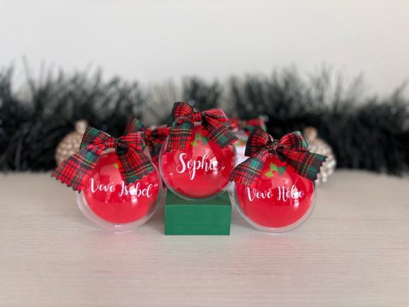 Bolas de Natal Personalizadas