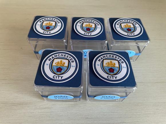 Caixinha de Acrílico Festa Manchester City
