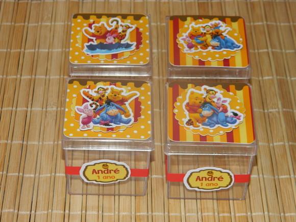 Caixinha de Acrílico Ursinho Pooh