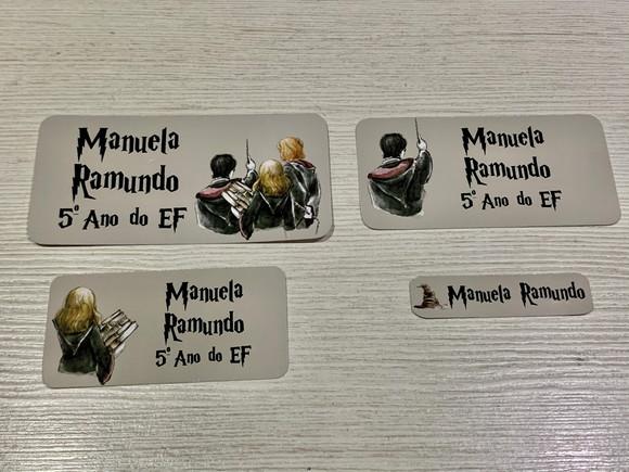 Etiqueta Escolar Harry Potter (pacote com 80)