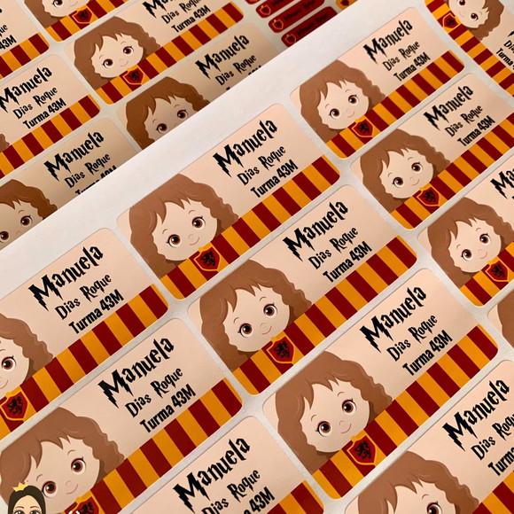 Etiqueta Escolar Harry Potter(pacote com 80)
