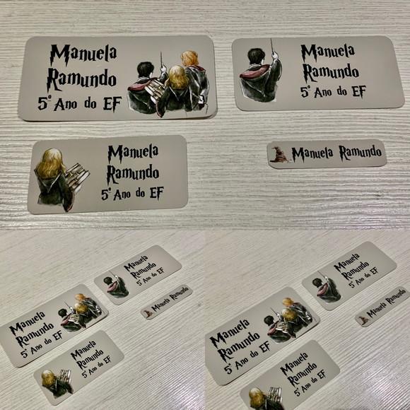 Etiqueta Escolar Harry Potter (pacote com 80)