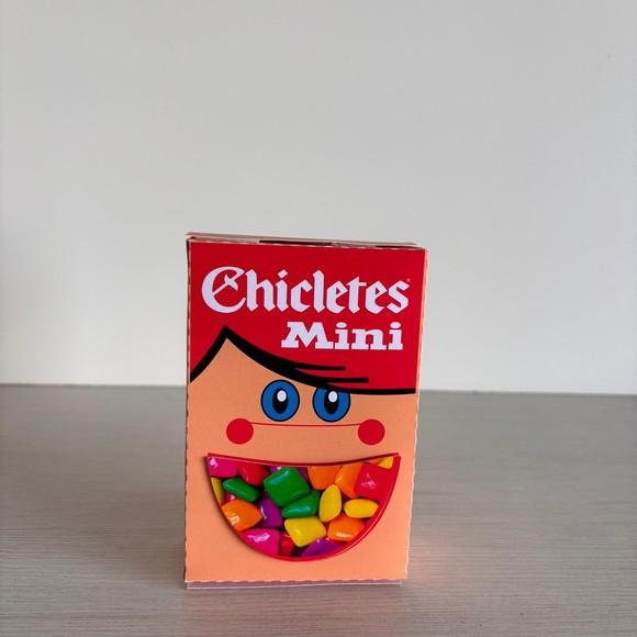 Kit com 20 Caixas Mini Chicletes Anos 80