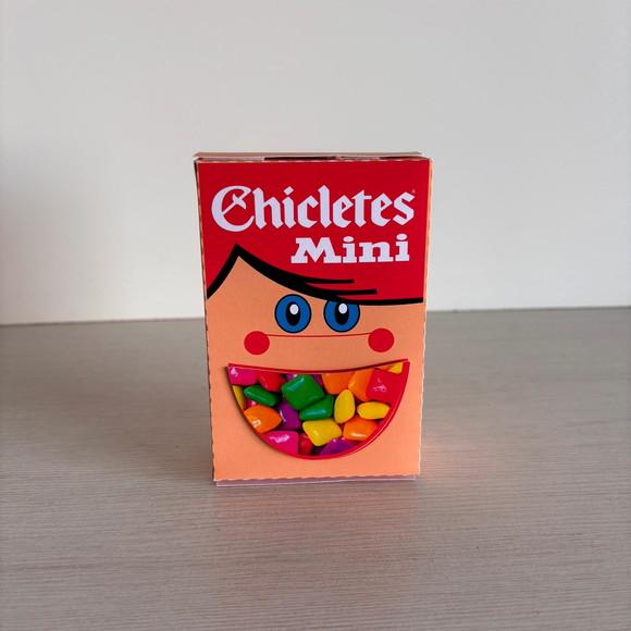 Kit com 20 Caixas Mini Chicletes Anos 80