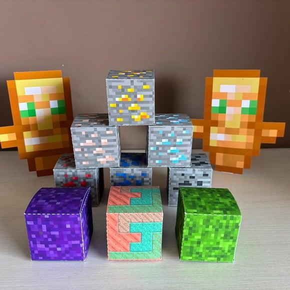 Kit Festa 10 Blocos Minecraft