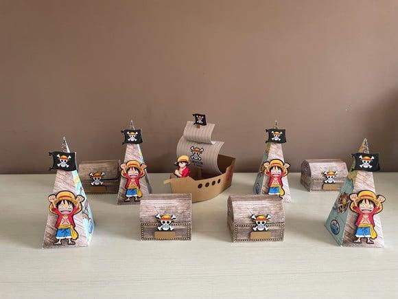 Kit Festa 12 Lembrancinhas One Piece