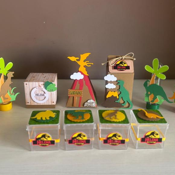 Kit Festa 30 Lembrancinhas Dinossauro Jurassik