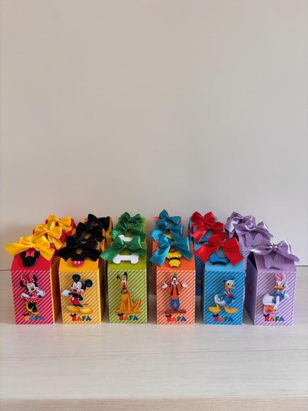 Kit Festa 20 Caixas Personalizadas Turma do Mickey