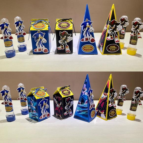 Kit Festa 30 Lembrancinhas Sonic