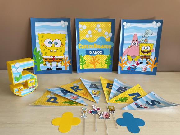 Kit Festa Bob Esponja
