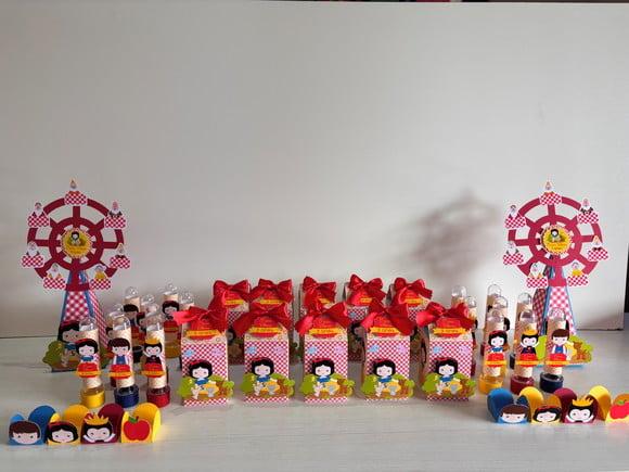 Kit Festa Branca de Neve 42 Ítens